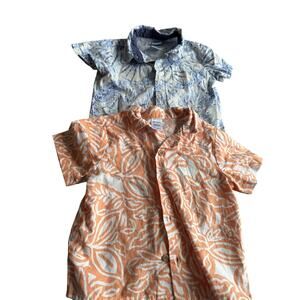 Toddler Boy Button-Down Short Sleeved Summer Shirt size 18 months